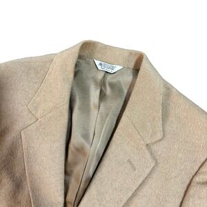The Statesman Bruce Hulme Mens 40R Camel Tan Pure Wool Blazer Sport Coat USA